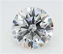 Lab Grown Diamond 0.98 Carats, Round with Excellent Cut, D Color, FL Clarity and Certified by GIA