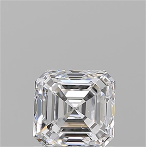 Picture of Natural Diamond 1.01 Carats, Asscher with  Cut, D Color, VS2 Clarity and Certified by GIA