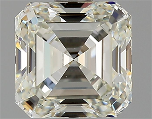 Picture of Natural Diamond 1.09 Carats, Asscher with  Cut, J Color, VVS1 Clarity and Certified by GIA