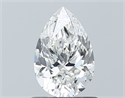 Natural Diamond 0.76 Carats, Pear with  Cut, D Color, VS2 Clarity and Certified by GIA
