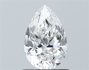 Picture of Natural Diamond 0.76 Carats, Pear with  Cut, D Color, VS2 Clarity and Certified by GIA