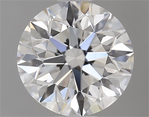 Picture of Natural Diamond 0.90 Carats, Round with Excellent Cut, D Color, VS1 Clarity and Certified by GIA