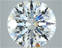 Natural Diamond 4.51 Carats, Round with Excellent Cut, I Color, VVS2 Clarity and Certified by GIA
