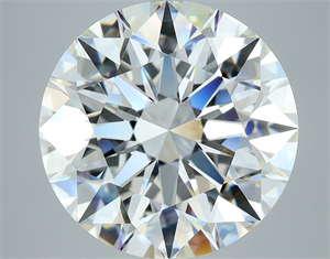 Picture of Natural Diamond 4.51 Carats, Round with Excellent Cut, I Color, VVS2 Clarity and Certified by GIA