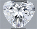 Natural Diamond 0.31 Carats, Heart with  Cut, E Color, VVS1 Clarity and Certified by GIA