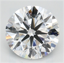 Lab Grown Diamond 3.01 Carats, Round with Ideal Cut, D Color, IF Clarity and Certified by IGI
