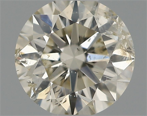 Picture of Natural Diamond 0.52 Carats, Round with Excellent Cut, K Color, I1 Clarity and Certified by IGI