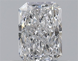 Picture of Natural Diamond 0.49 Carats, Radiant with  Cut, E Color, VS2 Clarity and Certified by GIA