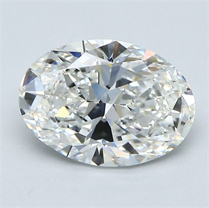 Picture of Natural Diamond 1.80 Carats, Oval with  Cut, G Color, VVS1 Clarity and Certified by GIA