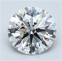 Diamante Natural 1.90 quilates, Redondo , Color H, claridad SI2 y certificado GIA
