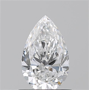 Picture of Natural Diamond 0.71 Carats, Pear with  Cut, D Color, VVS1 Clarity and Certified by GIA