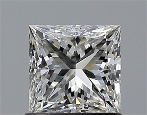 Picture of Natural Diamond 0.80 Carats, Princess with  Cut, H Color, VS1 Clarity and Certified by GIA
