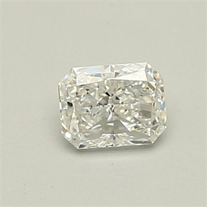 Picture of Natural Diamond 0.40 Carats, Radiant with  Cut, F Color, VS1 Clarity and Certified by GIA