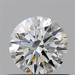 Picture of Natural Diamond 0.54 Carats, Round with Excellent Cut, J Color, VVS1 Clarity and Certified by GIA
