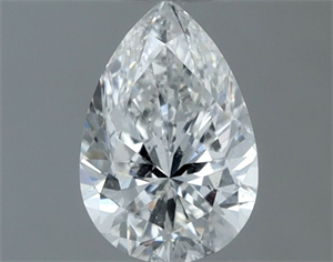 Picture of Natural Diamond 0.50 Carats, Pear with  Cut, F Color, SI2 Clarity and Certified by GIA