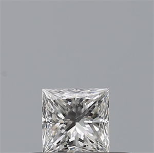 Picture of Natural Diamond 0.23 Carats, Princess with  Cut, F Color, VVS1 Clarity and Certified by GIA