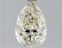 Natural Diamond 1.70 Carats, Pear with  Cut, L Color, SI2 Clarity and Certified by GIA