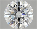 Lab Grown Diamond 3.64 Carats, Round with Ideal Cut, F Color, VS2 Clarity and Certified by IGI