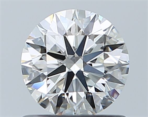 Picture of Natural Diamond 0.77 Carats, Round with Excellent Cut, G Color, VS2 Clarity and Certified by GIA