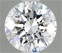 Diamante Natural 0.42 quilates, Redondo , Color D, claridad IF y certificado GIA