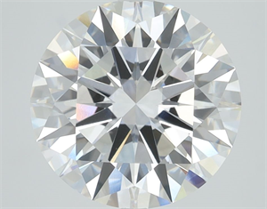 Picture of Lab Grown Diamond 4.02 Carats, Round with Excellent Cut, E Color, VVS1 Clarity and Certified by IGI