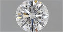 Natural Diamond 0.70 Carats, Round with Excellent Cut, D Color, VVS1 Clarity and Certified by IGI