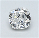 Diamante Natural 0.90 quilates, Del cojín , Color F, claridad SI2 y certificado GIA