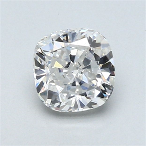 Foto Diamante Natural 0.90 quilates, Del cojín , Color F, claridad SI2 y certificado GIA de