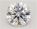 Lab Grown Diamond 3.04 Carats, Round with Ideal Cut, E Color, VVS2 Clarity and Certified by IGI