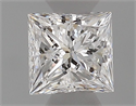 Natural Diamond 0.35 Carats, Princess with  Cut, E Color, SI1 Clarity and Certified by GIA