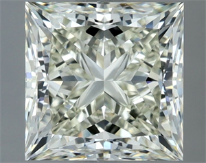 Picture of Natural Diamond 2.52 Carats, Princess with  Cut, K Color, VVS2 Clarity and Certified by IGI