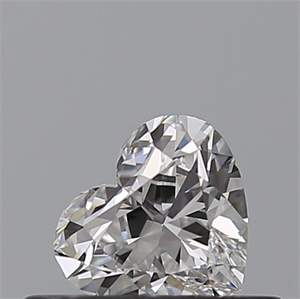 Picture of Natural Diamond 0.32 Carats, Heart with  Cut, D Color, VS1 Clarity and Certified by GIA
