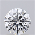 Lab Grown Diamond 1.02 Carats, Round with Ideal Cut, D Color, VVS1 Clarity and Certified by IGI