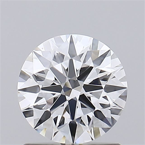 Picture of Lab Grown Diamond 1.02 Carats, Round with Ideal Cut, D Color, VVS1 Clarity and Certified by IGI