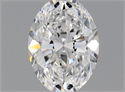 Natural Diamond 0.41 Carats, Oval with  Cut, D Color, VVS1 Clarity and Certified by GIA