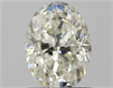 Natural Diamond 0.90 Carats, Oval with  Cut, K Color, VVS2 Clarity and Certified by GIA