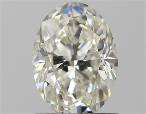Picture of Natural Diamond 0.90 Carats, Oval with  Cut, K Color, VVS2 Clarity and Certified by GIA