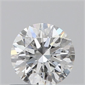 Natural Diamond 0.50 Carats, Round with Excellent Cut, F Color, SI1 Clarity and Certified by GIA