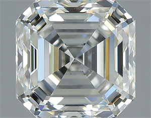 Picture of Natural Diamond 1.31 Carats, Asscher with  Cut, H Color, VS1 Clarity and Certified by GIA