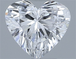 Picture of Natural Diamond 0.40 Carats, Heart with  Cut, D Color, VS2 Clarity and Certified by GIA