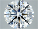 Natural Diamond 5.01 Carats, Round with Excellent Cut, E Color, SI1 Clarity and Certified by GIA