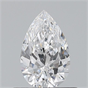 Natural Diamond 0.50 Carats, Pear with  Cut, D Color, VS1 Clarity and Certified by GIA