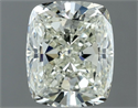 Natural Diamond 1.01 Carats, Cushion with  Cut, J Color, VVS2 Clarity and Certified by IGI