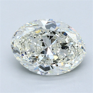 Picture of Natural Diamond 4.01 Carats, Oval with  Cut, J Color, VS2 Clarity and Certified by GIA