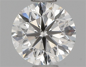 Picture of Natural Diamond 0.51 Carats, Round with Very Good Cut, H Color, VVS2 Clarity and Certified by IGI