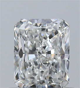 Picture of Natural Diamond 0.70 Carats, Radiant with  Cut, G Color, VVS1 Clarity and Certified by GIA