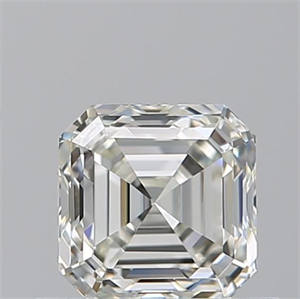 Picture of Natural Diamond 0.70 Carats, Asscher with  Cut, J Color, VVS1 Clarity and Certified by GIA