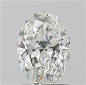 Natural Diamond 1.01 Carats, Oval with  Cut, G Color, FL Clarity and Certified by GIA