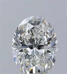 Picture of Natural Diamond 0.50 Carats, Oval with  Cut, H Color, VS2 Clarity and Certified by GIA