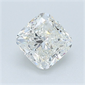 Natural Diamond 0.90 Carats, Cushion with  Cut, I Color, SI1 Clarity and Certified by GIA
